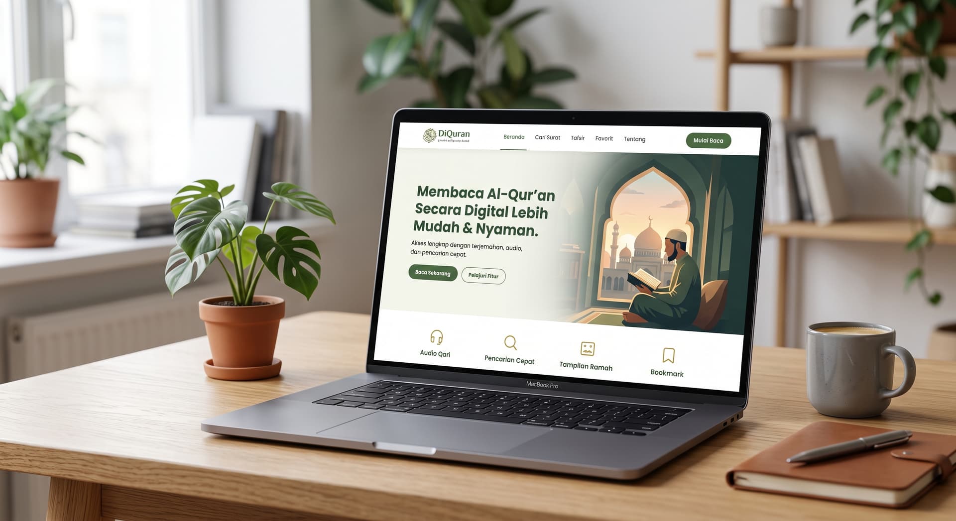 DiQuran: Modern & Accessible Digital Quran Experience