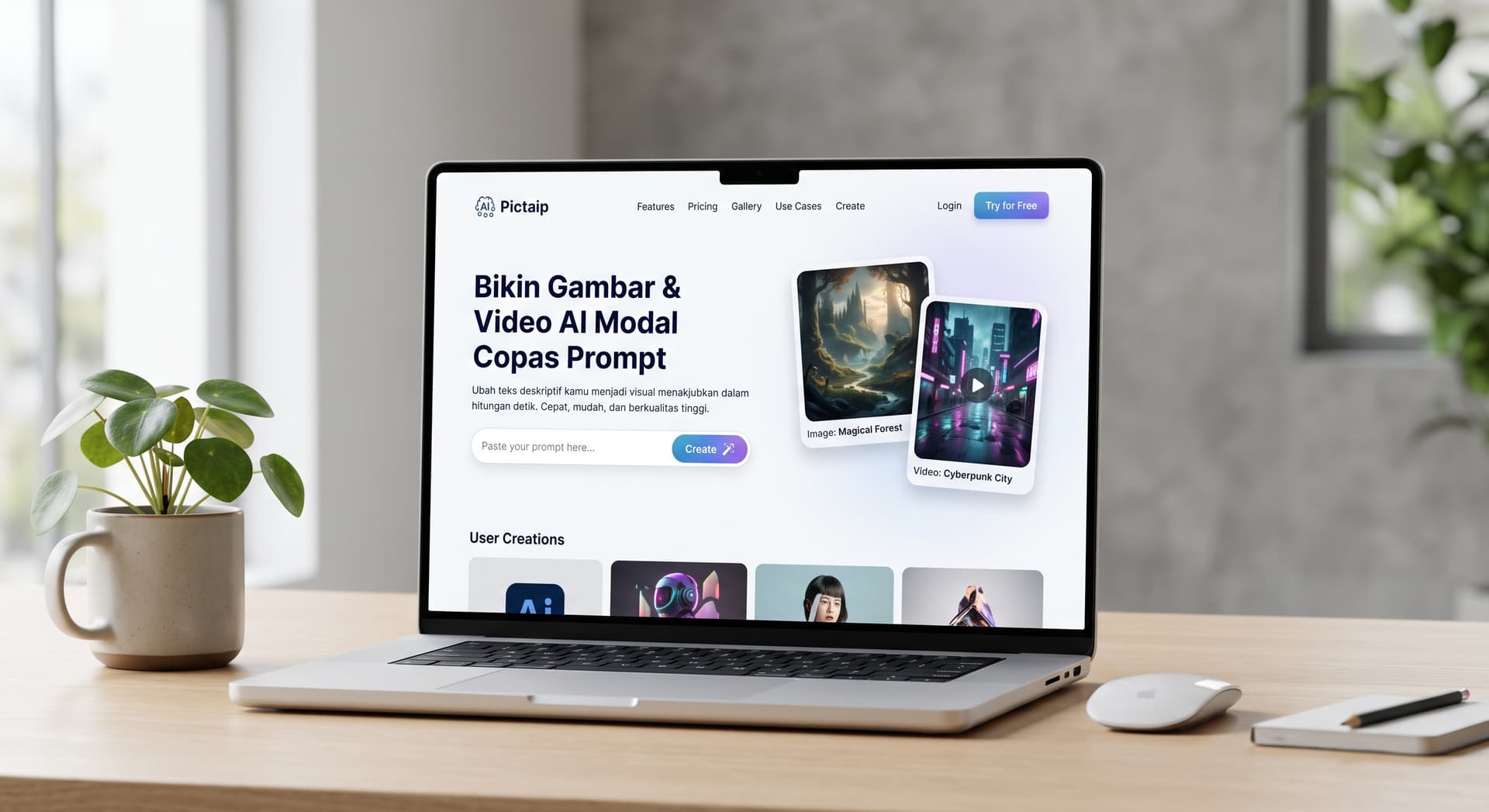 PictaIP: Prompt-Driven AI Image & Video Creation Suite